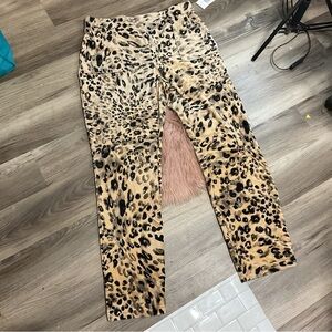 Juicy Couture Velour Cheetah Print Pijama Pant Size XL